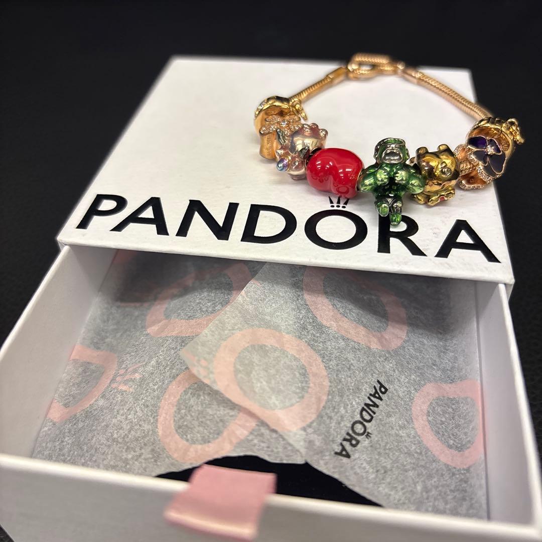 PANDORE ブレスレット Pandora Moments スパークリング インフィニティ ハート クラスプ