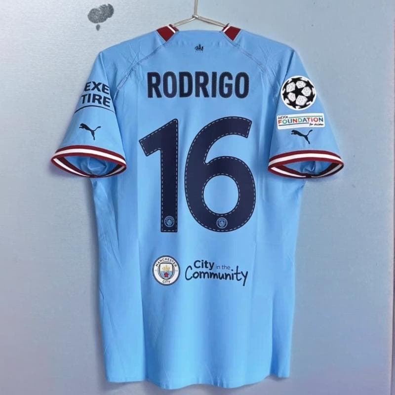 マンチェスター・シティ RODRIGO 背番号16 半袖 シャツ マンチェスター・シティ RODRIGO 背番号16 半袖 シャツ マンチェスター