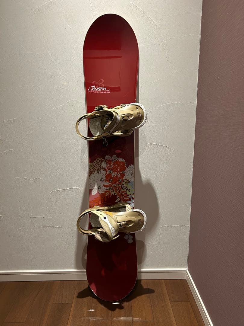 Burton Feather バートン　スノーボード ビンディング　ケース付き BURTON（バートン） BURTON Feather/Pony 2点セット ケース付 サイズ