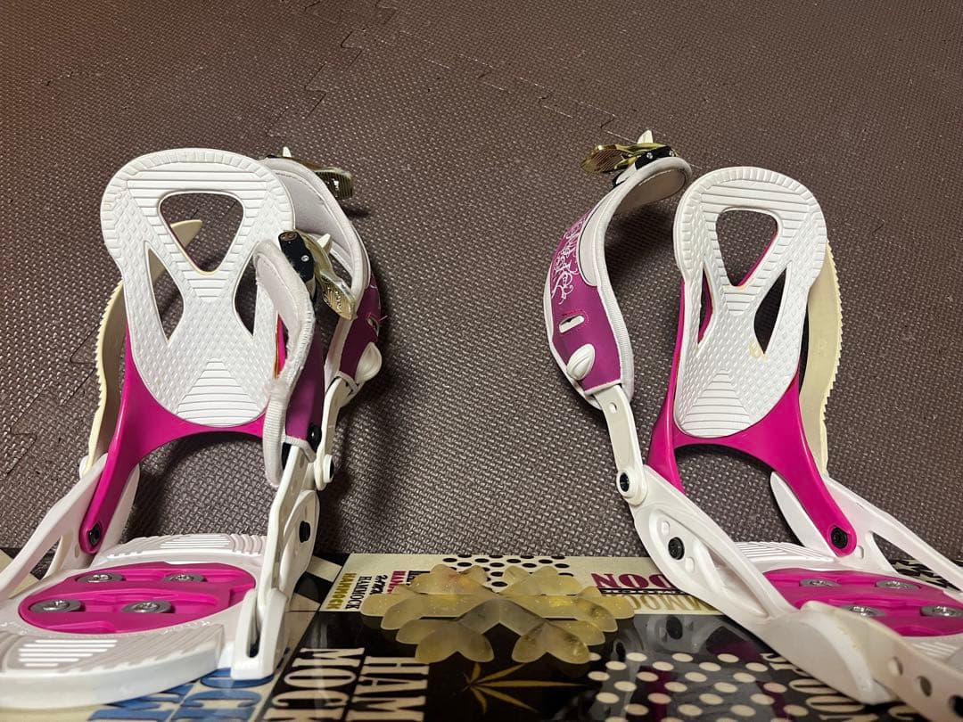 SPOON Hammock スノーボードビンディング ピンク 110