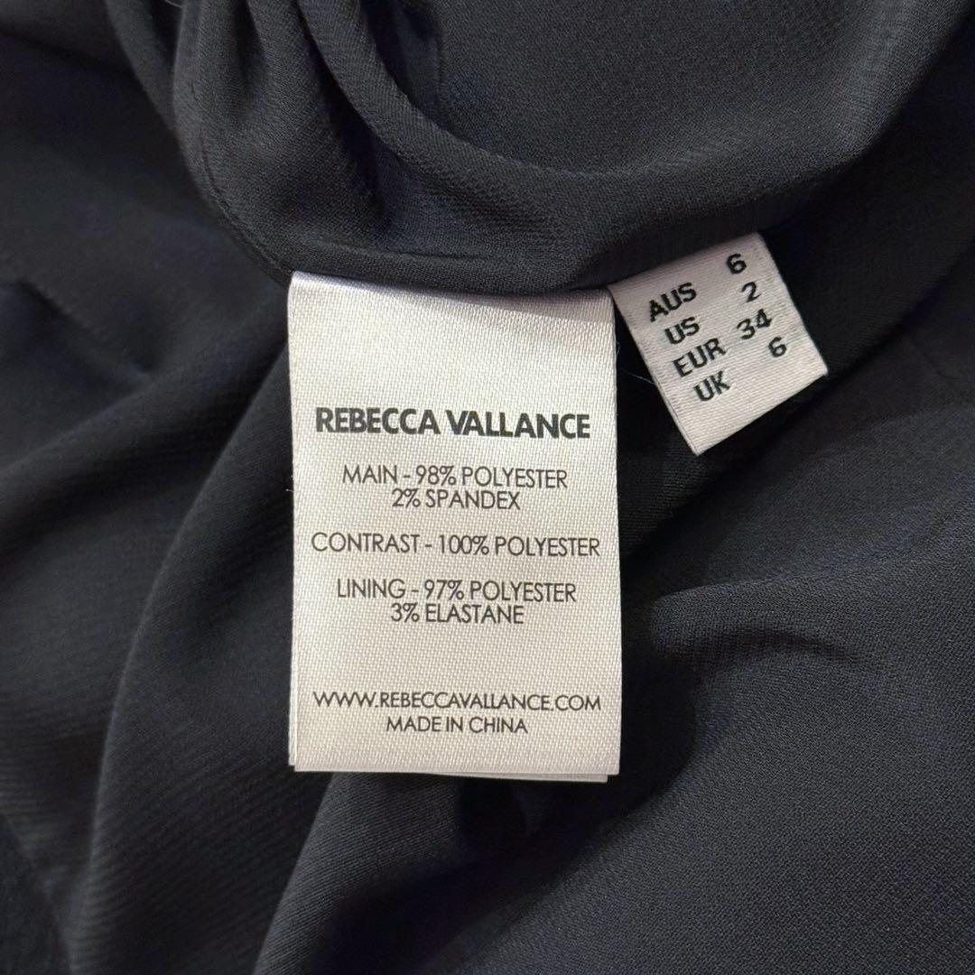ろく様】REBECCA VALLANCE カットアウトブラックドレス - メルカリ