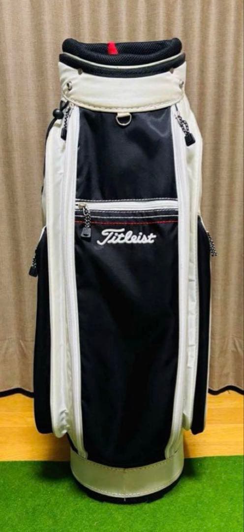 ツ*ん様 早い者勝ち！Titleist キャディバッグ ホワイト/ブラック/｜ツ*ん