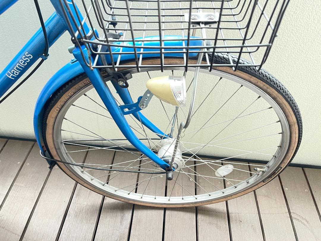Harnessシティサイクル27インチ LEDオートライト付き 変速無し 引取専用