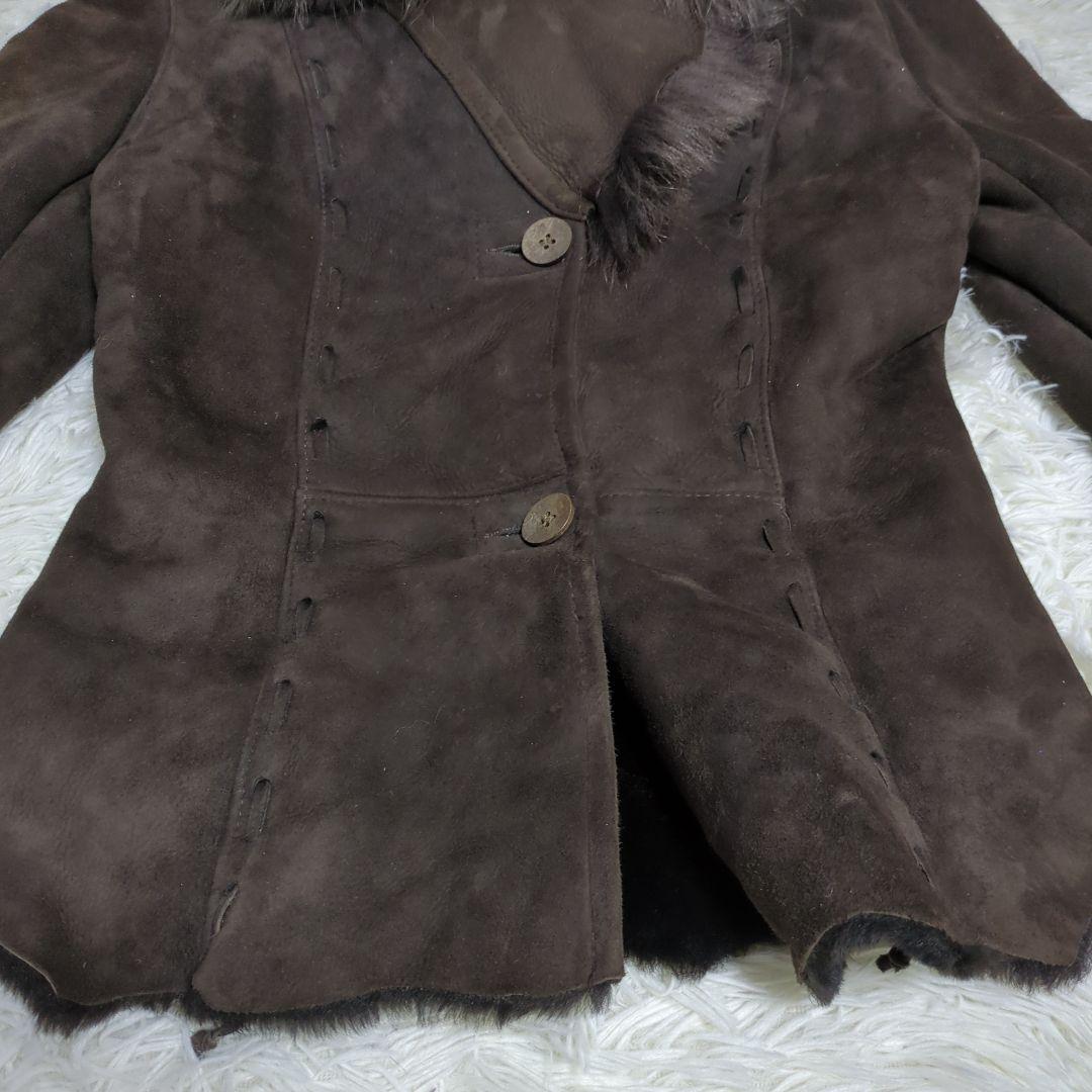 SKIN VALLEY スキンバレー ムートンコート ファー フランス製 - メルカリ
