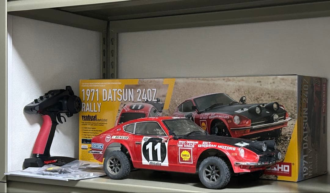京商　1/10 ダットサン　240z ラリー　フェーザーmk-2 RTR phantom4_34482t1