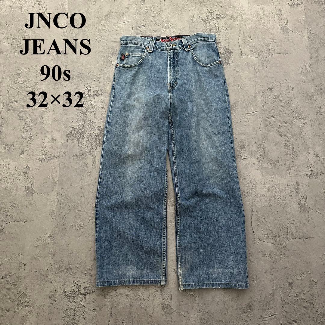 90s JNCO JEANS（32×32）USA製＊バギーデニムパンツ＊極太＊ 90s JNCO JEANS（32×32）USA製＊バギーデニムパンツ＊極太＊