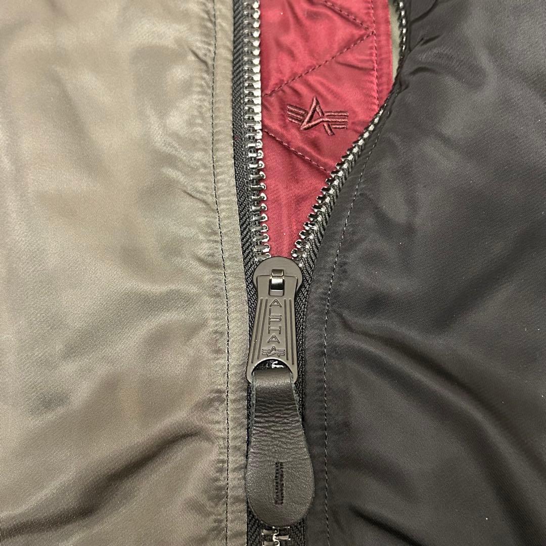 ALPHA アルファ MA-1 COLOR BLOCKED リバーシブル 3L - ジャケット