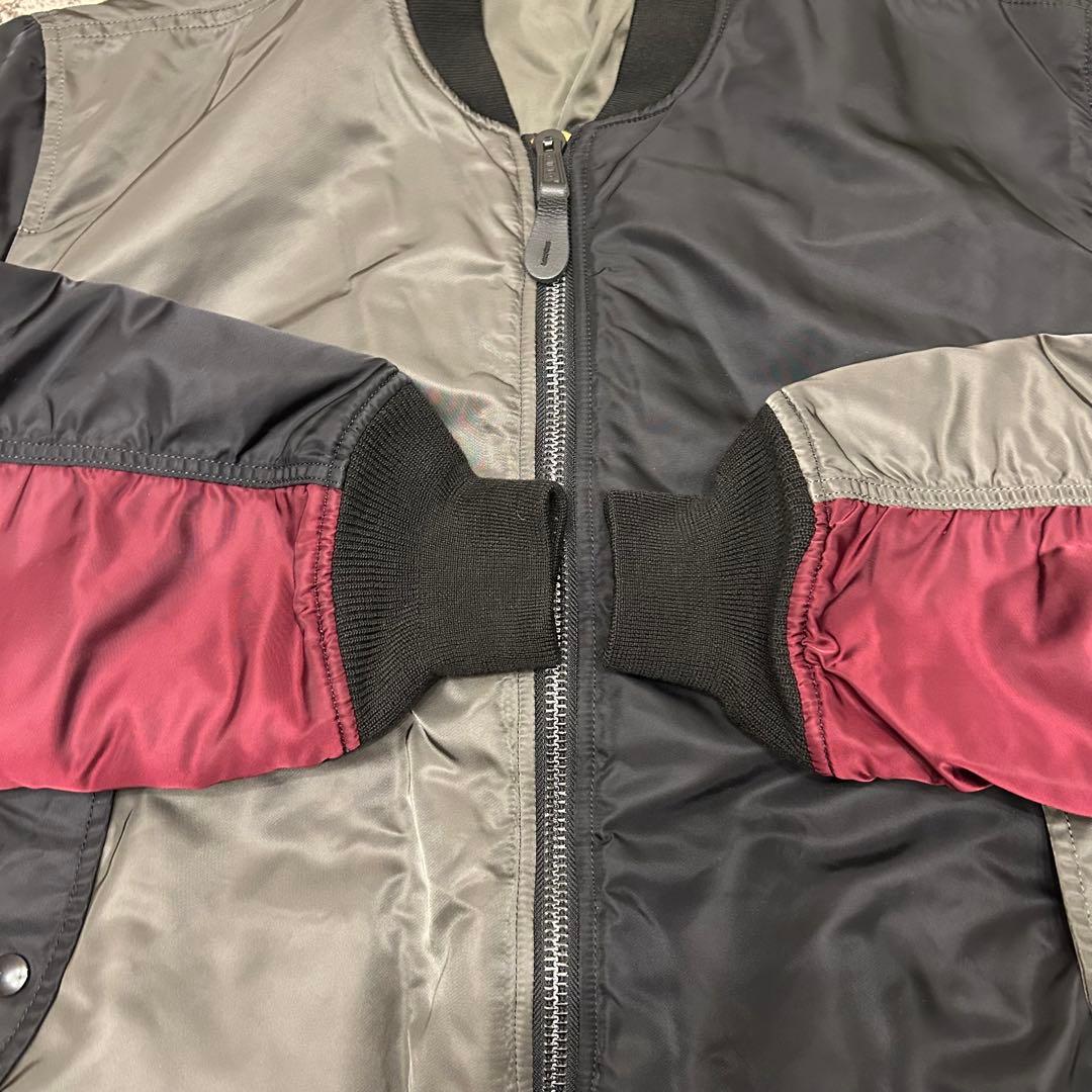 ALPHA アルファ MA-1 COLOR BLOCKED リバーシブル 3L - ジャケット