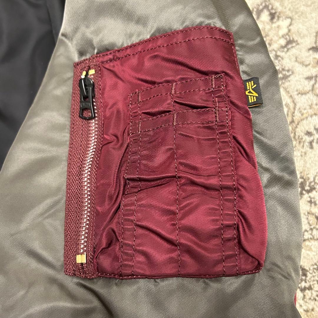 ALPHA アルファ MA-1 COLOR BLOCKED リバーシブル 3L - ジャケット