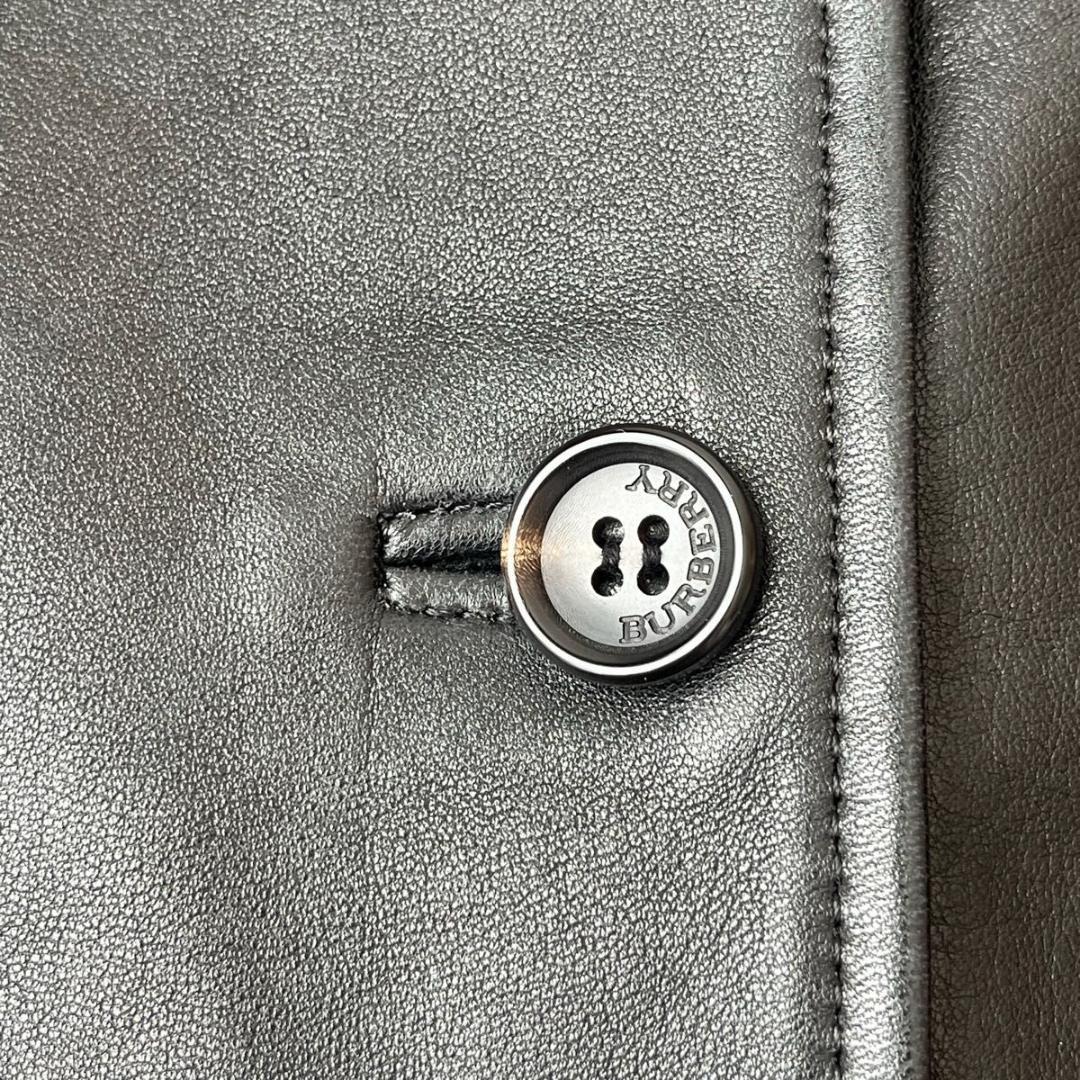 美品】BURBERRY レザージャケット ノバチェック 本革 シープスキン L