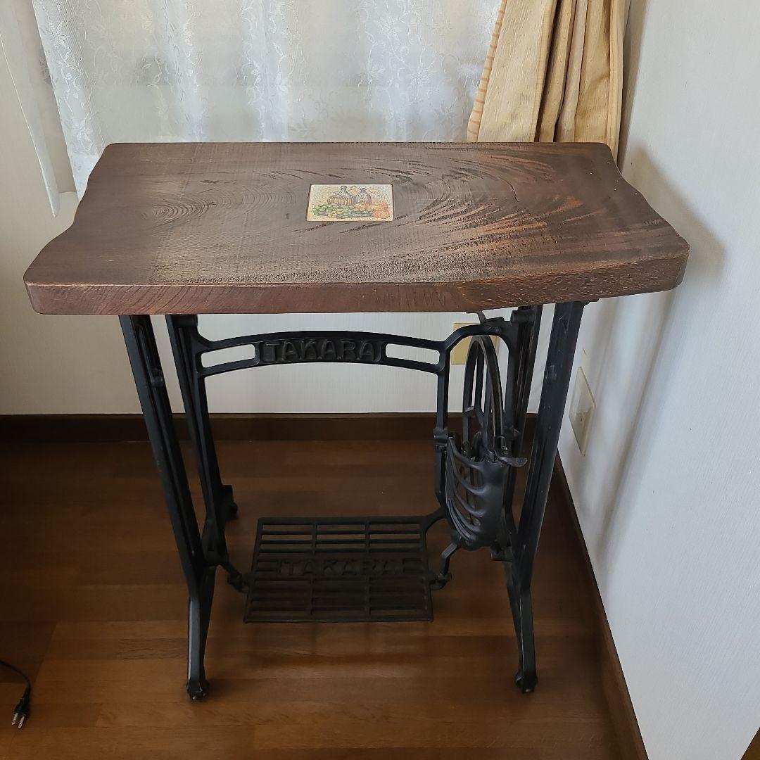 ITOMA ヴィンテージ木製テーブル 鉄製脚 鉄脚 インダストリアル テーブル | REFACTORY antiques