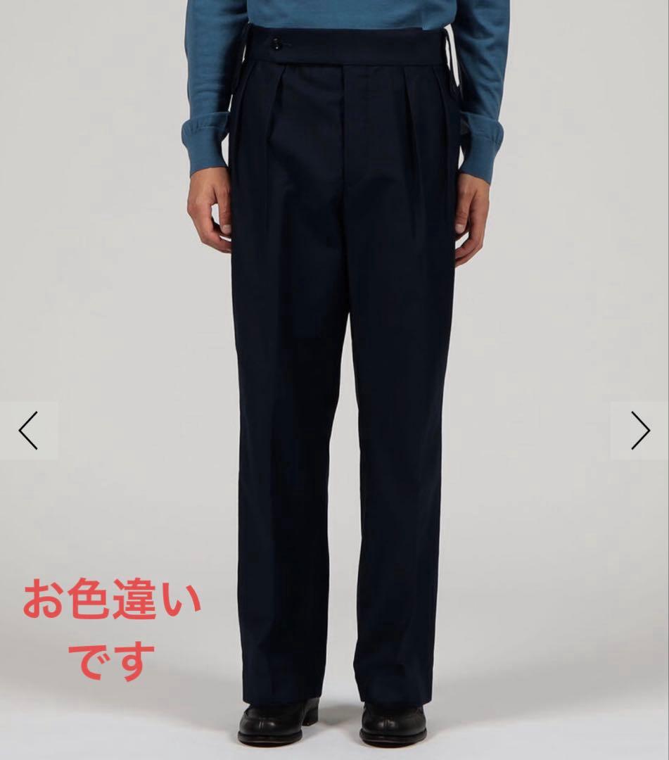 タンジェント ヘンリー スラックス チノパン タック 38 グレー