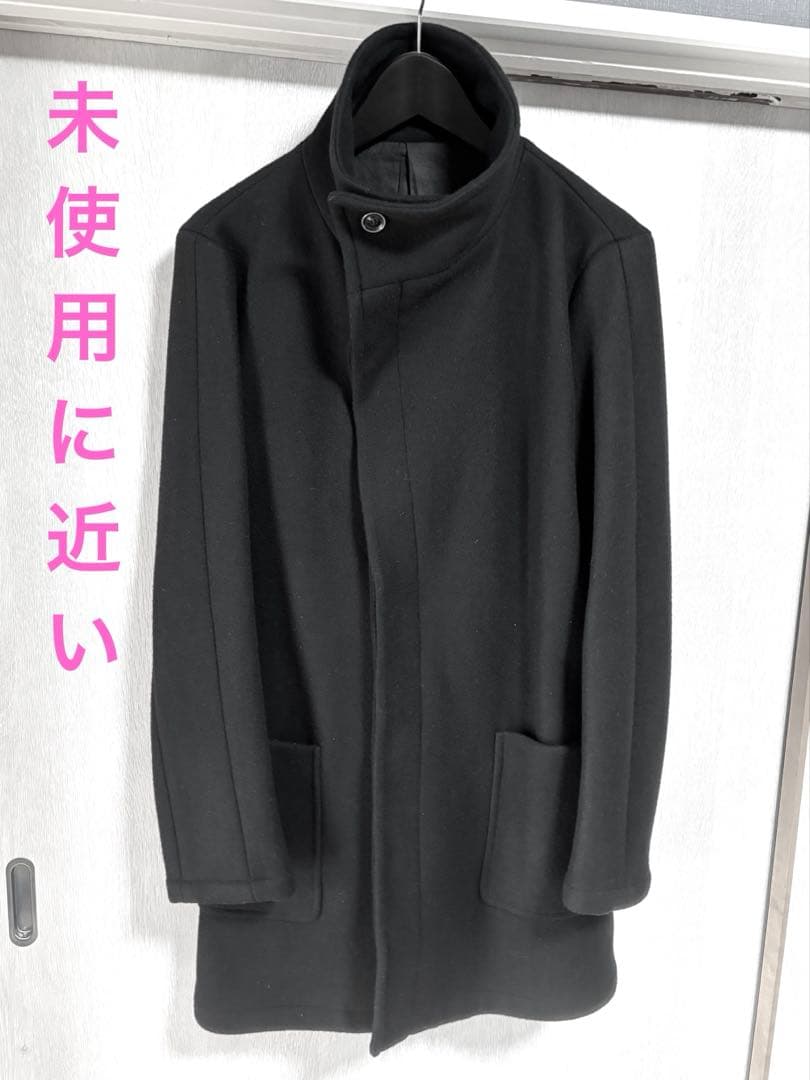 未使用に近い】junhashimoto ジュンハシモト スタンドカラーコート3