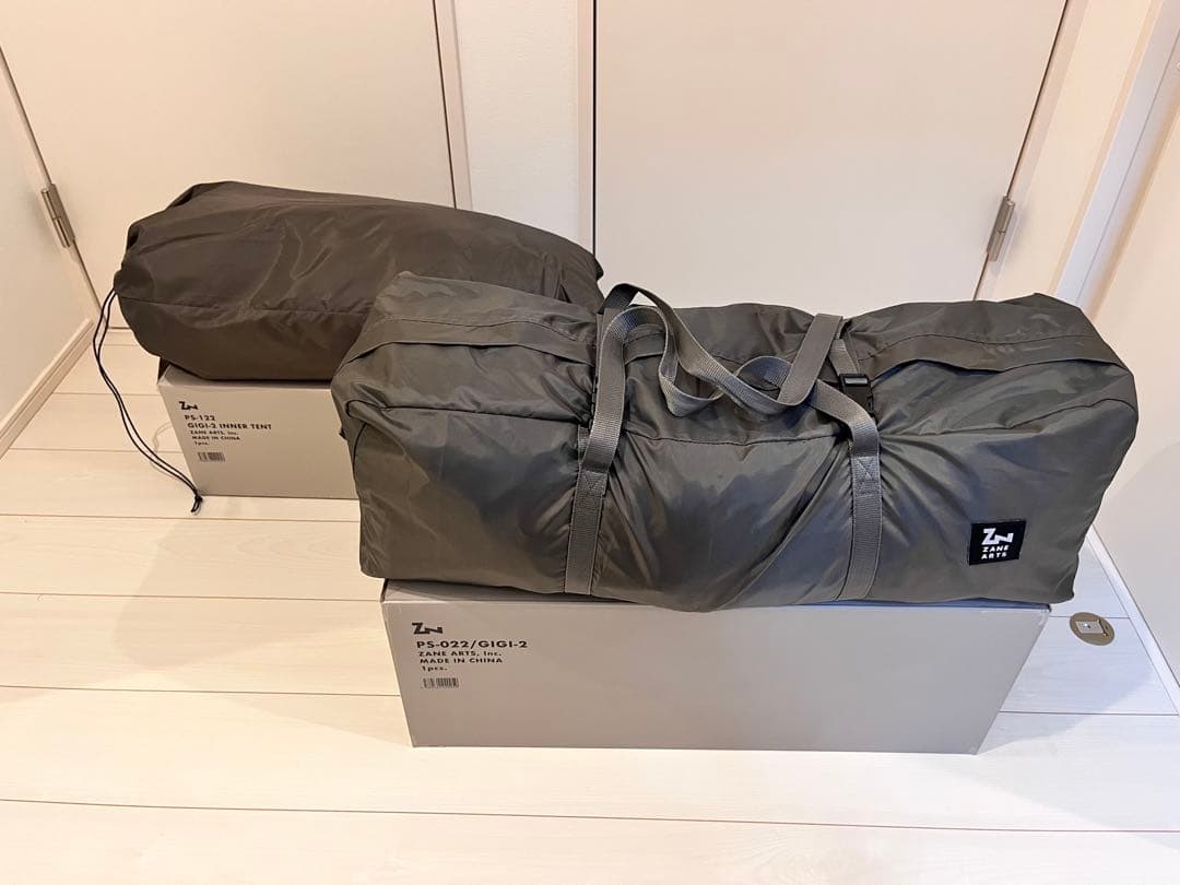 ゼインアーツ　ギギ2　インナーテントセット　2024年11月購入品 ZANEARTS GIG2 ゼインアーツ ギギ2 テント GIGI-2 INNER TENT