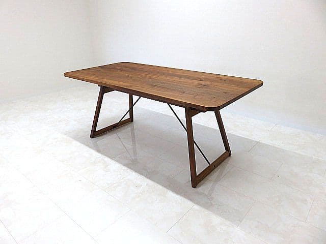 展示品 吉桂 ソース「168 Y HOPE」ウォールナット無垢ダイニング