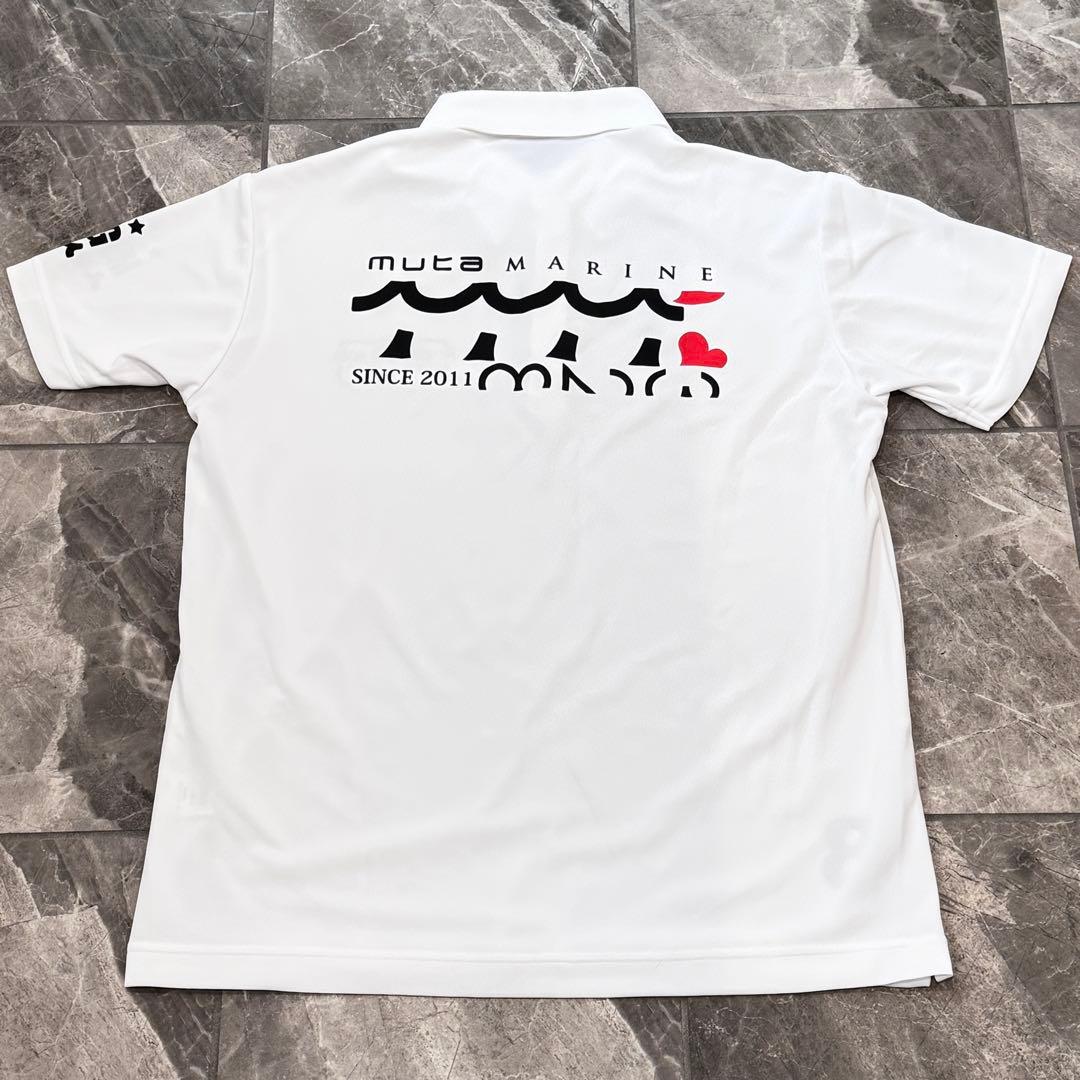 muta ポロシャツ 白 サイズ7