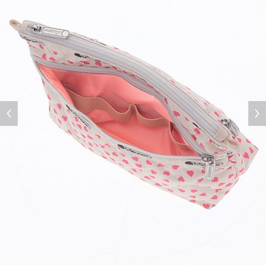 新品未使用品 レスポートサック×神崎恵 コラボ コスメポーチコーラル