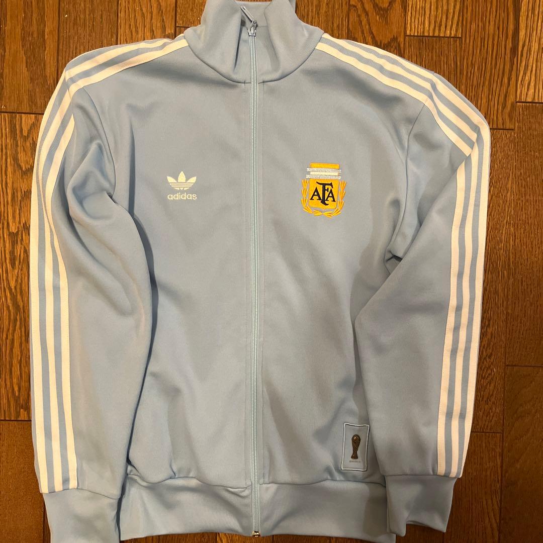 アディダストラックジャケット L トレフォイルアルゼンチンワールドカップ