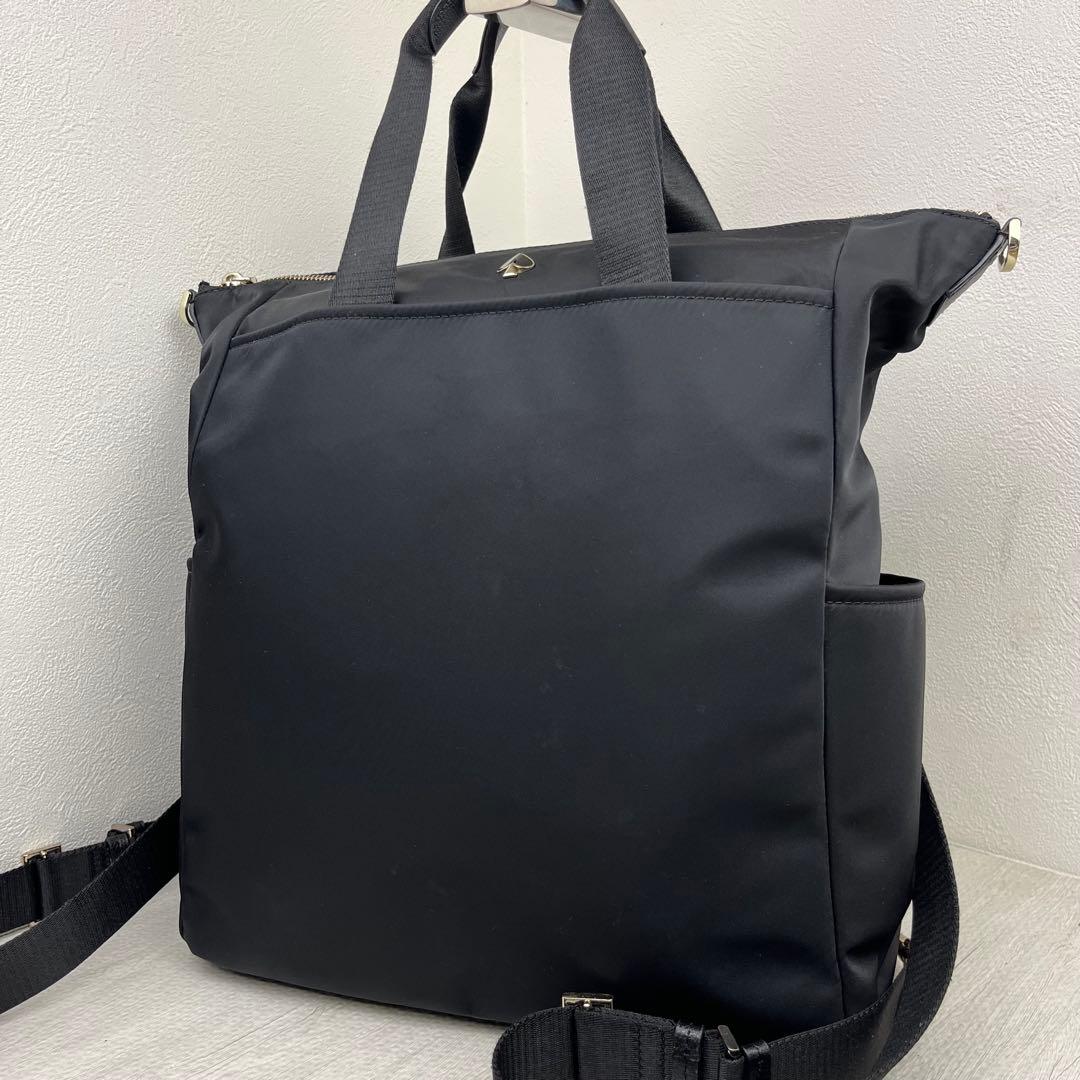 美品✨ ケイトスペード 3way リュック ショルダーバッグ ハンドバッグ 黒 kate spade NEW YORK（ケイト・スペード ニューヨーク） デイバック