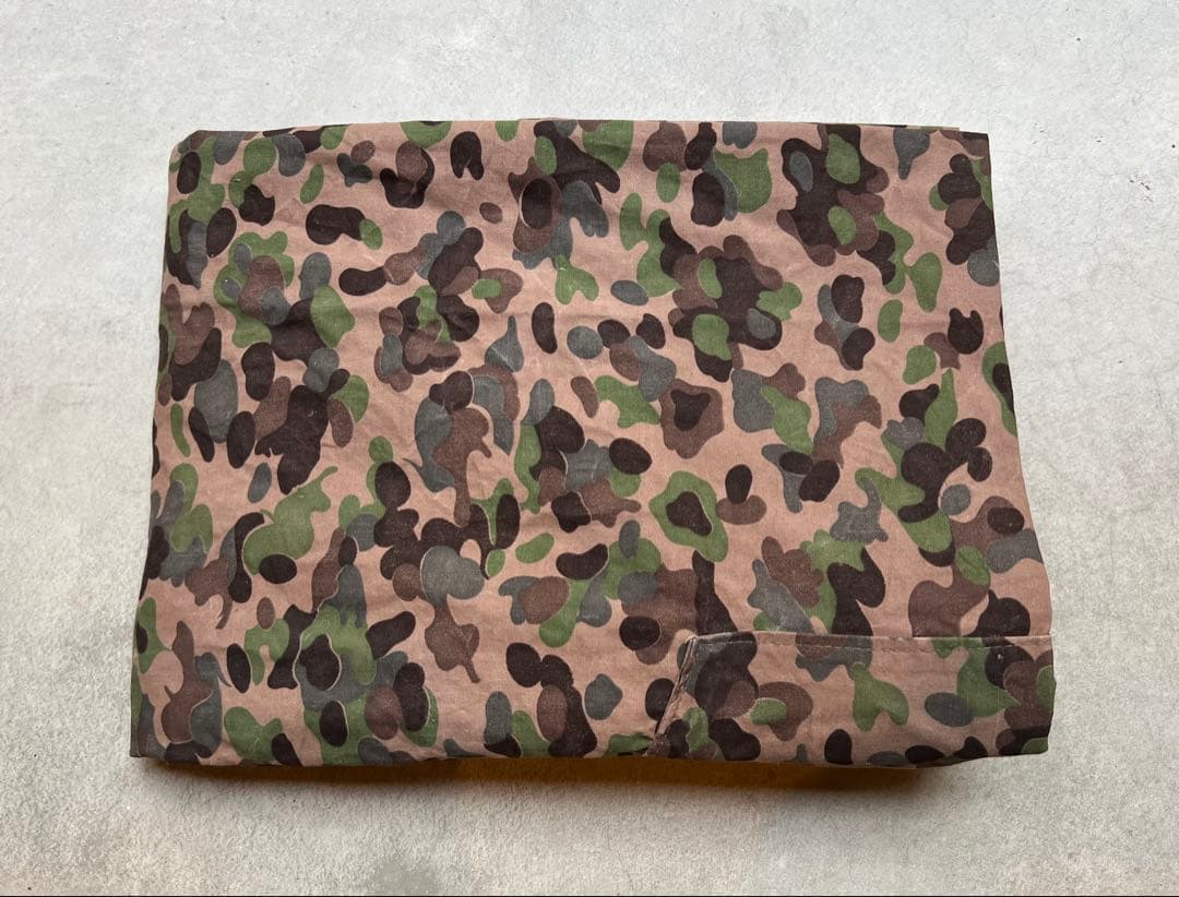 ②軍幕 オーストリア軍 ツェルトバーン スワンプカモ ポンチョテント 実物
