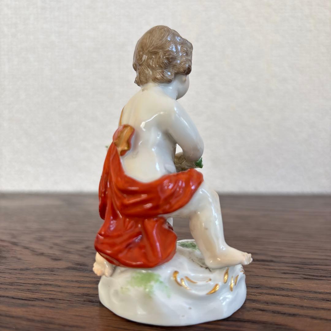 マイセン エンゼル 置物 フィギュリン 人形 アンティーク 陶磁器