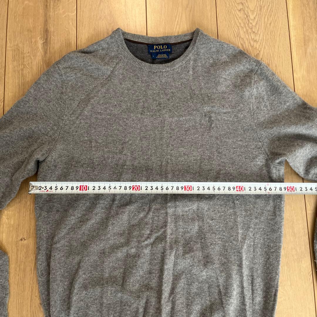 POLO RALPH LAUREN グレー クルーネック セーター M - メルカリ