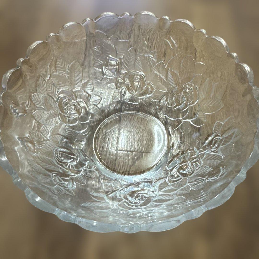 昭和レトロ ガラスボウル 果物入れ