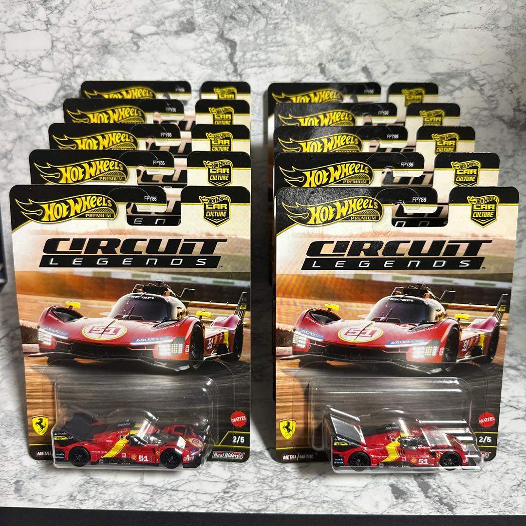 カーカルチャー サーキットレジェンズ フェラーリ 499P プレミアム Amazon.com: Hot Wheels Premium Car Culture - Circuit Legends 2025