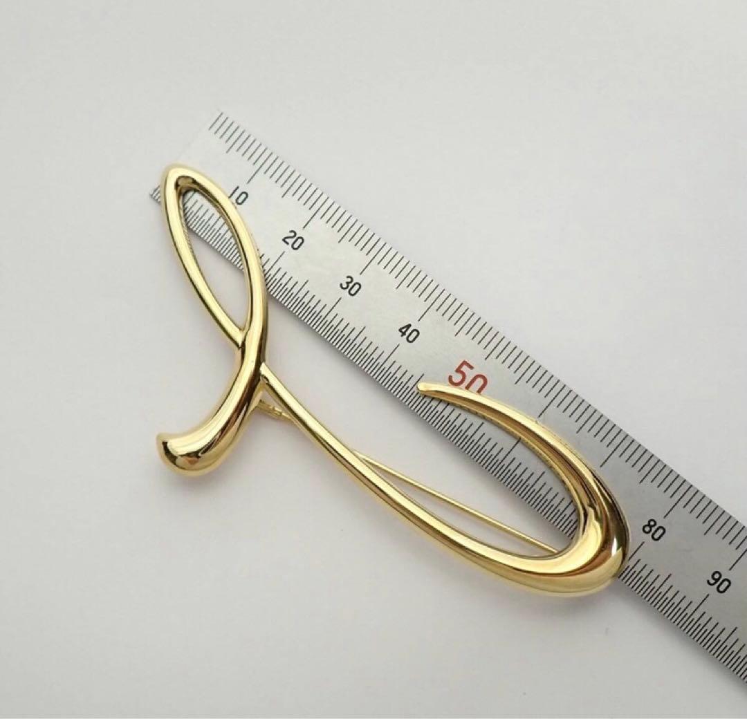 ミキモト イニシャルブローチ k18 18k18金 ウノアエレ好きな方にも