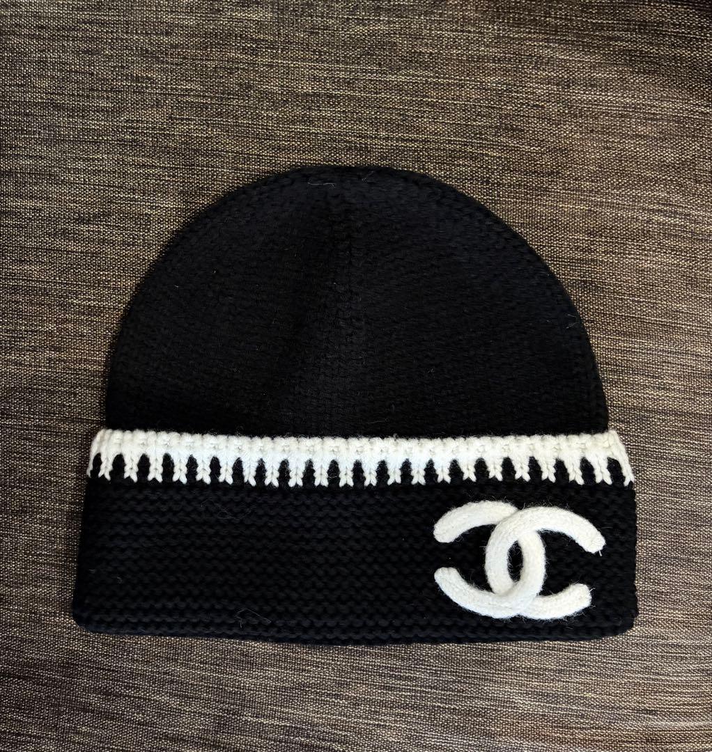シャネル◇CHANEL ニット帽 ビーニー - メルカリ