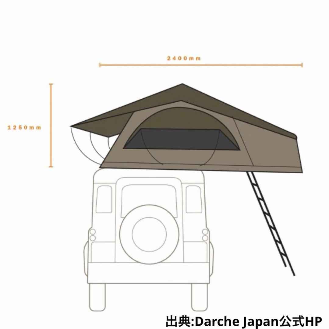 送料込み】Darche HI-VIEW 1800 ルーフトップテント - メルカリ