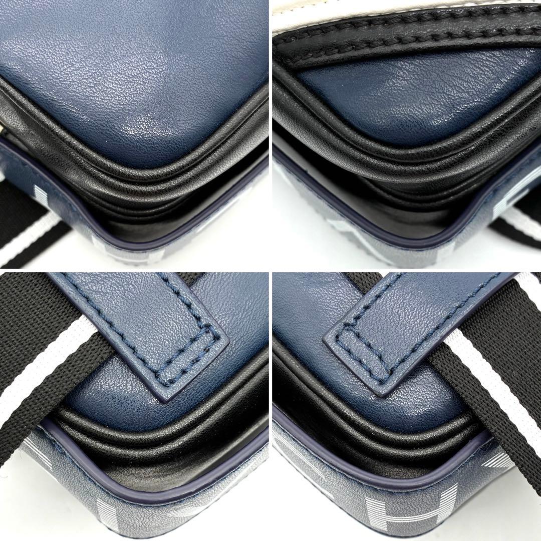 美品 ジバンシー ボディバッグ ミニバッグ ロゴ レザー 斜め掛け