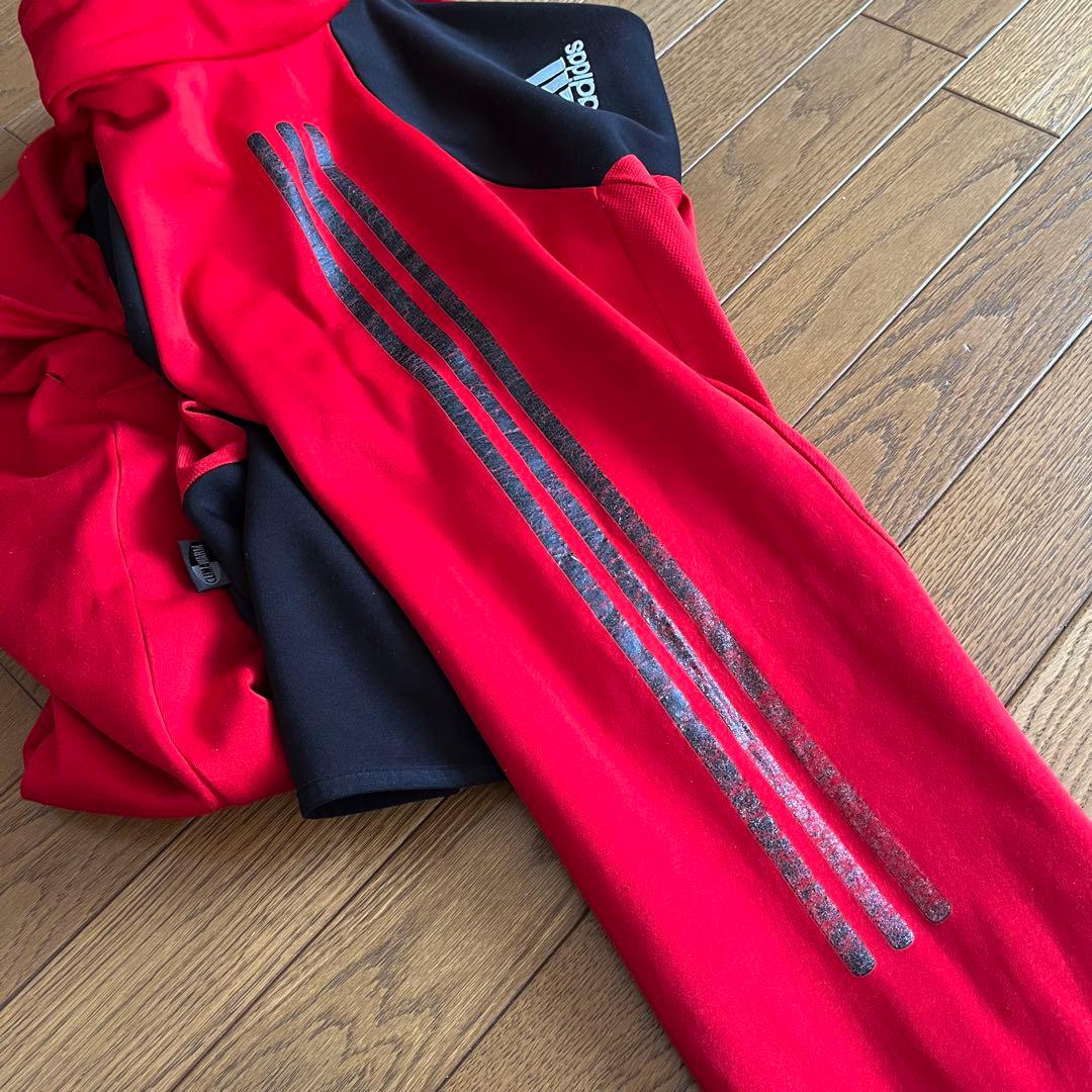 ACミラン adidas ハーフジップ トレーニングウェア Lサイズ 24-25 AC