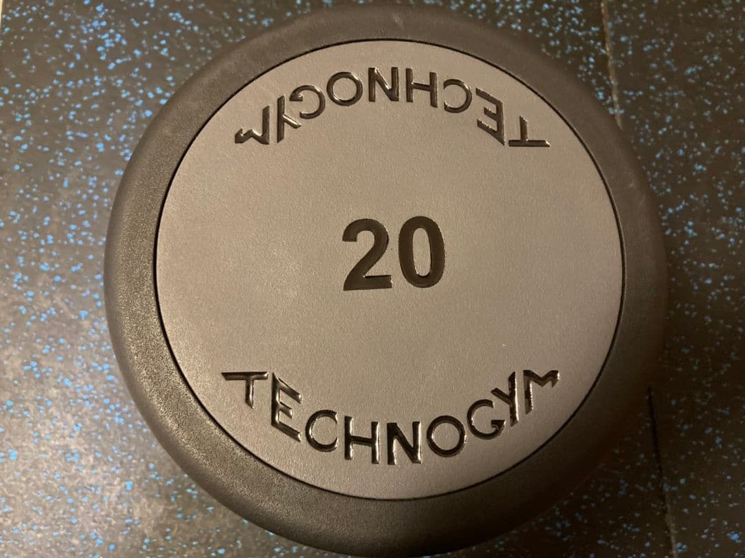 送料込 ①テクノジム 業務用ウレタンダンベル20kg　ivanko irotec NEWラバージムダンベル20kg / IROTEC (アイロテック)