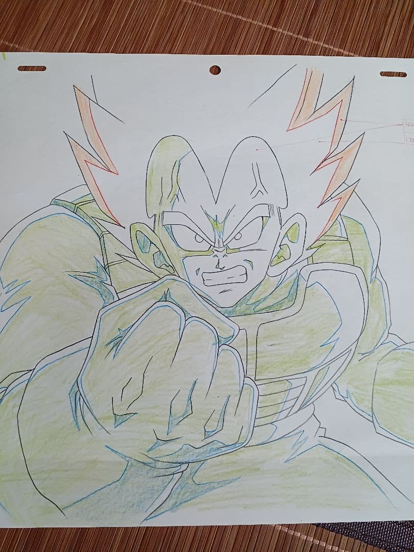 江戸屋 ドラゴンボール ベジータ 原画 DragonBall BEGETA