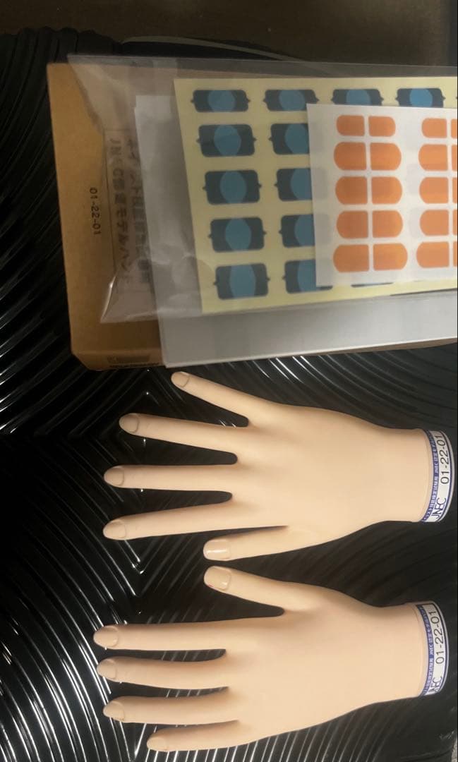 JNEC認定モデルハンド 【美品】 滝川（TAKIGAWA） JNEC認定ハンド STモデルハンド 左手 ネイルチップ