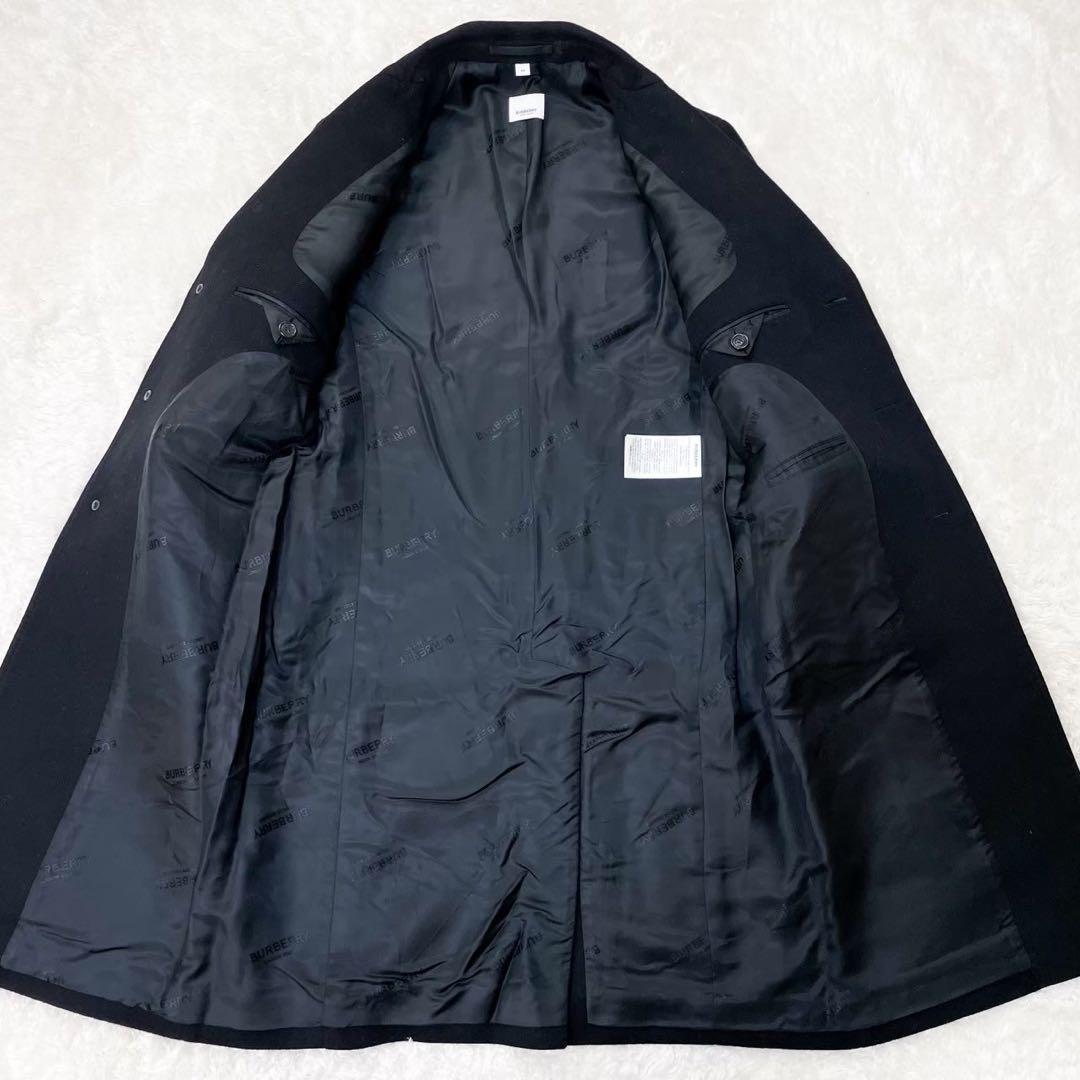 未使用級 BURBERRY バーバリー TBボタン カシミヤ チェスターコート