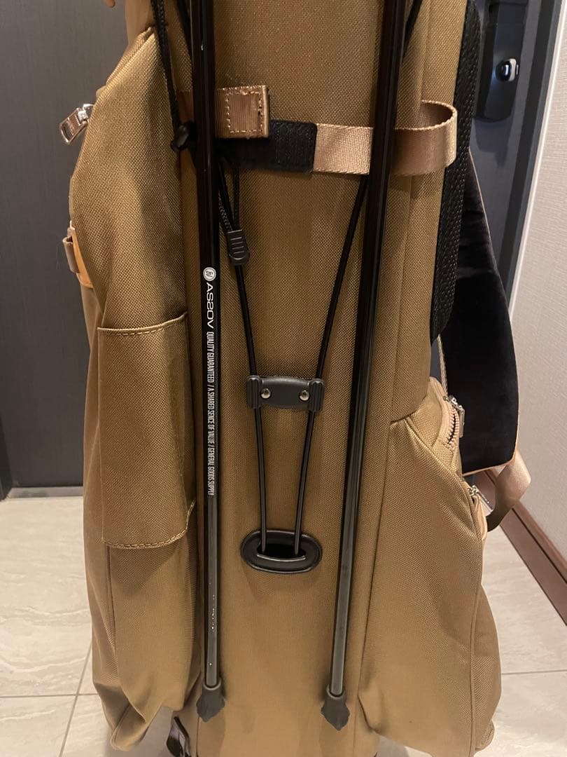 アッソブ バリスティックスタンドキャディバッグ KHAKI