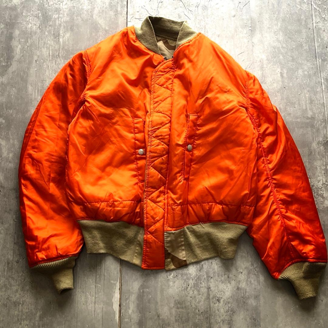 80s ALPHA MA-1 デザートカモ USA flight jacket - メルカリ