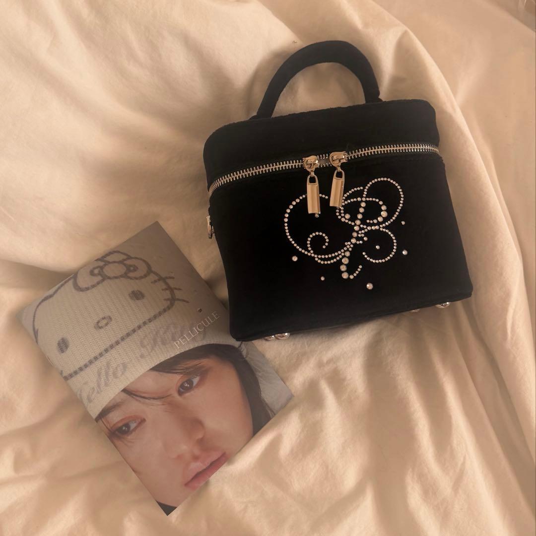 PELLICULE バニティバッグ 黒 - メルカリ