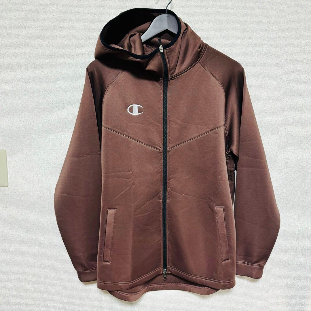 チャンピオン パーカー ブラウン 茶 Mサイズ Champion ジップアップ