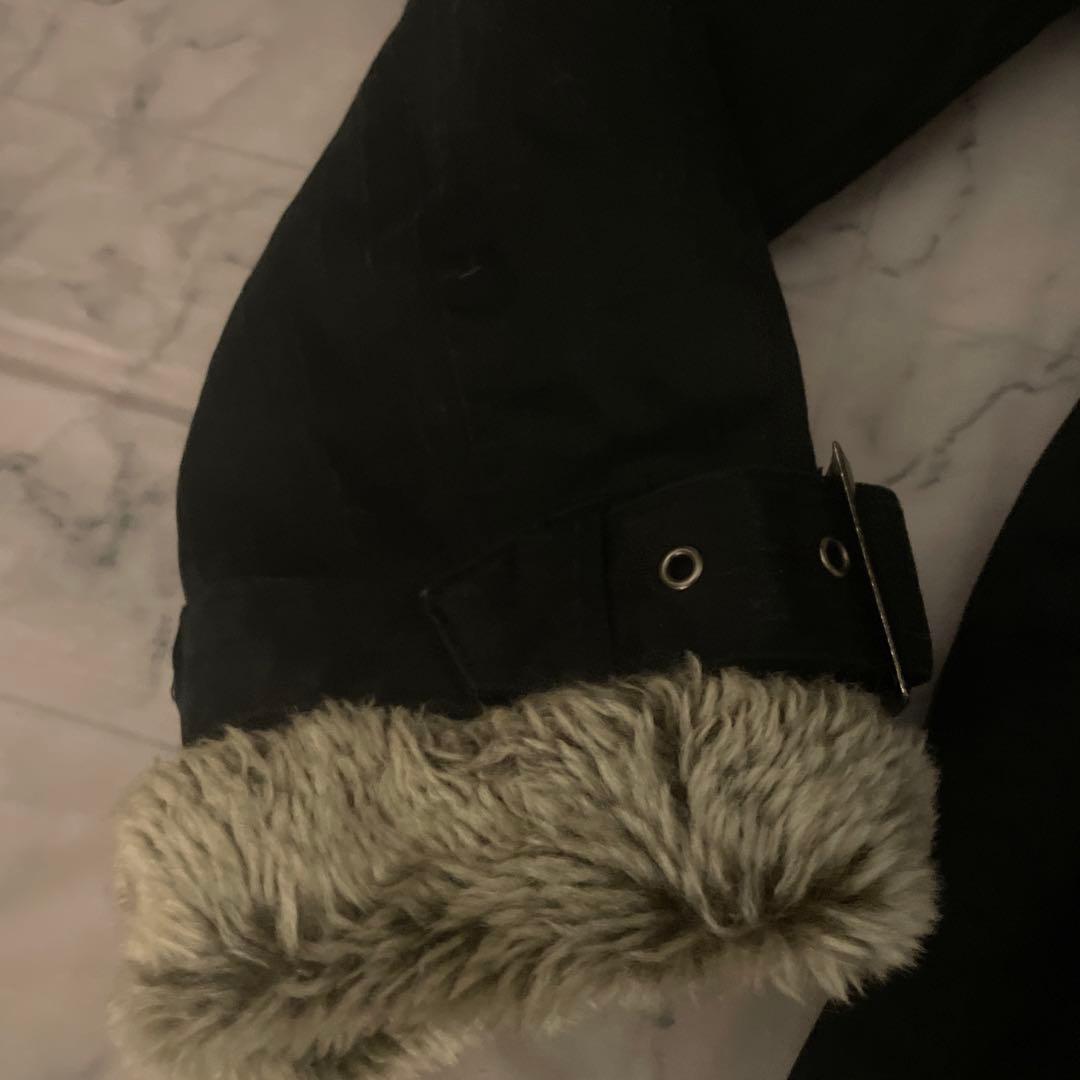 y2k グランジファーお兄系平成パンクロックコート重ね着ギミック