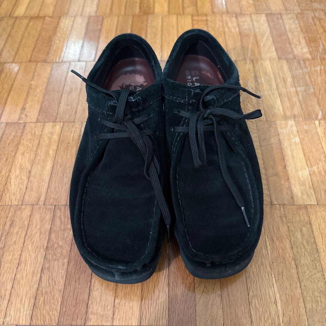 靴 CLARKS W WALLABEE GTX 26cm Wallabee.GTX / レディースワラビーゴアテックス （ブラックスエード
