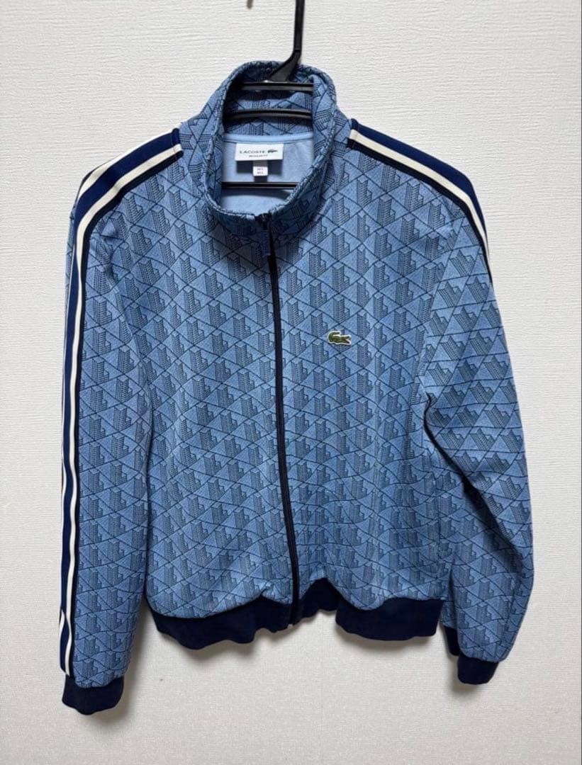 LACOSTEモノグラムジャージ US L - メルカリ