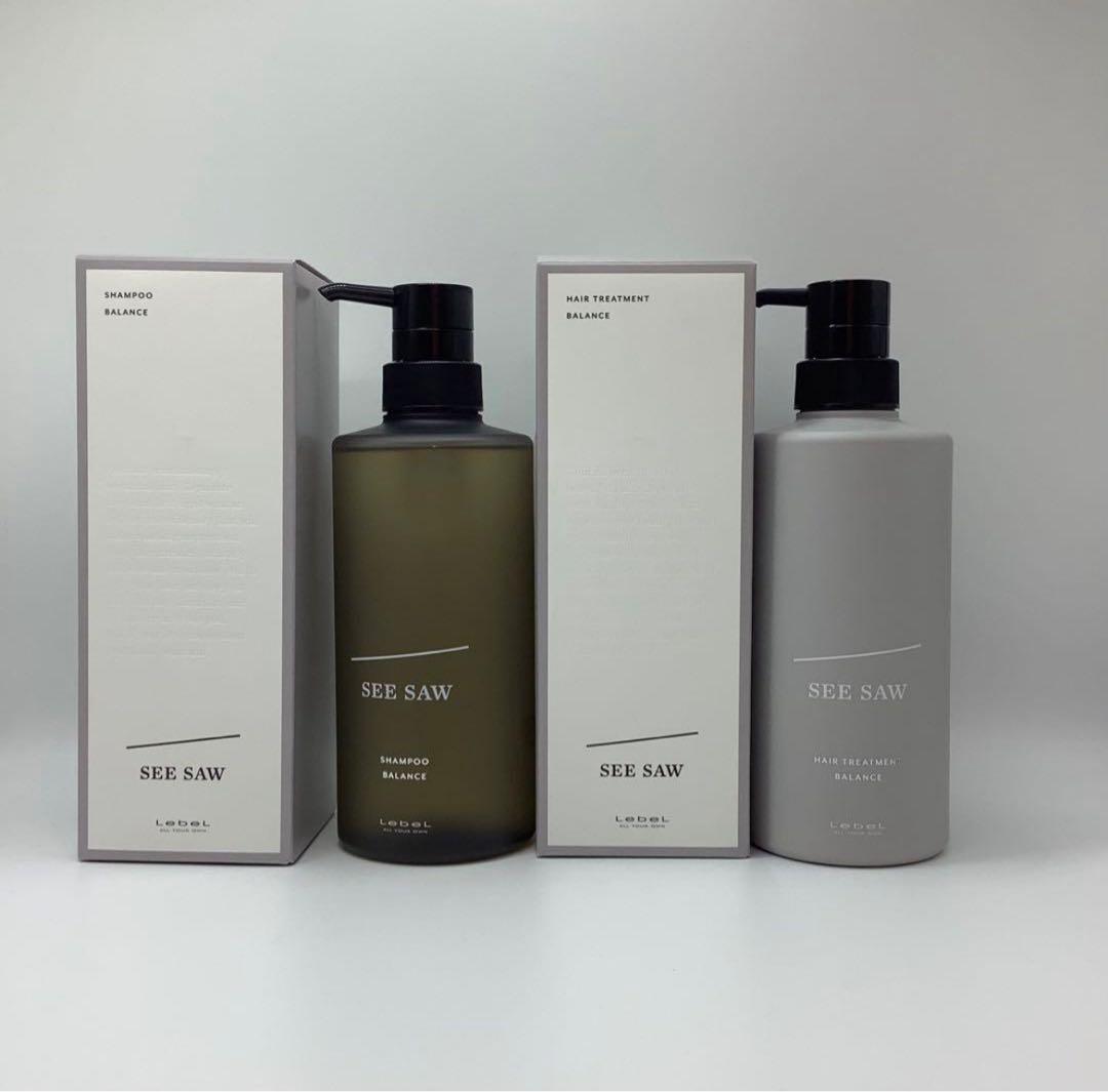 SEE SAW バランス　シャンプー & トリートメント 500mlセット SEE/SAW ルベル シーソー バランス シャンプー&トリートメント 500ml