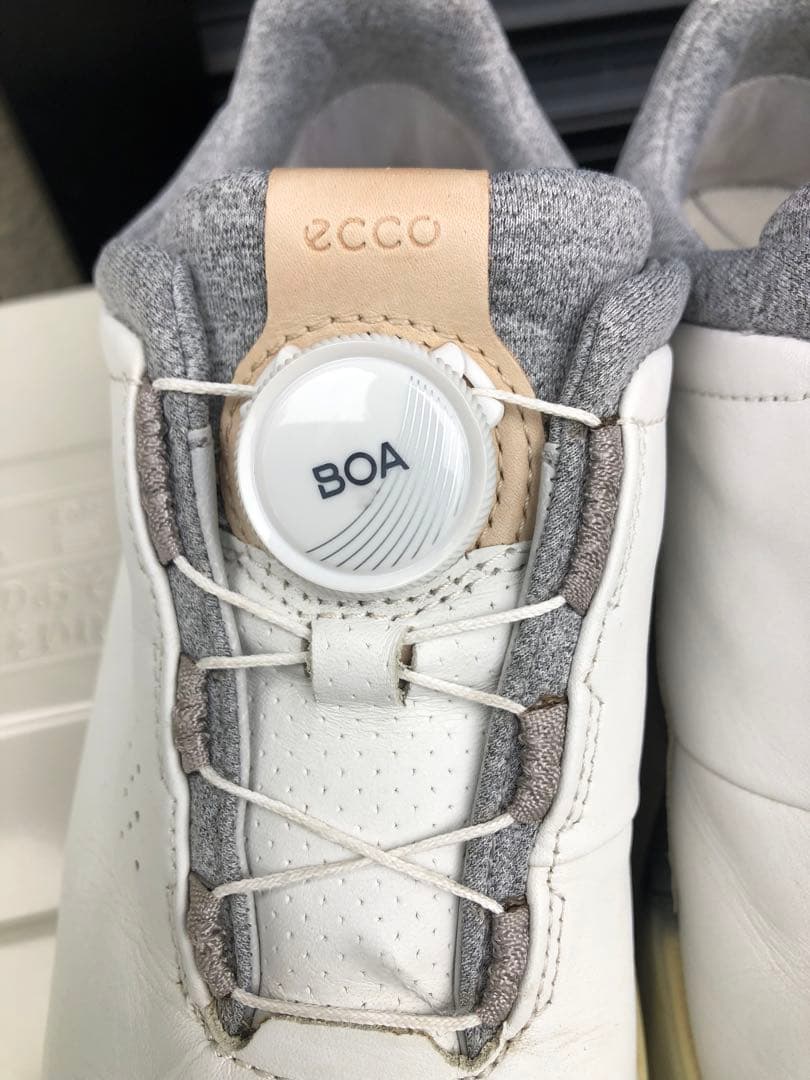 327番 美品ECCO ゴルフシューズ 37 23.5cmスパイクレスBOA