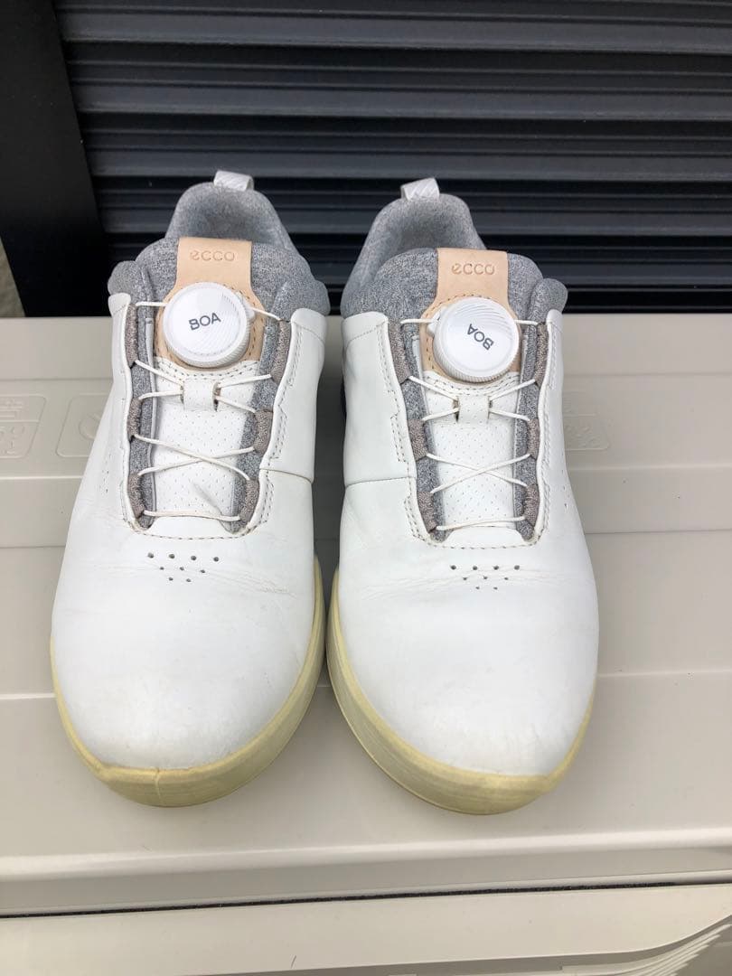 327番 美品ECCO ゴルフシューズ 37 23.5cmスパイクレスBOA - メルカリ