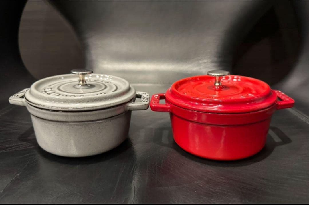 チ*ツ様 【staubストウブ 】ピコ・ココット《10cm》３個とスタンドセット