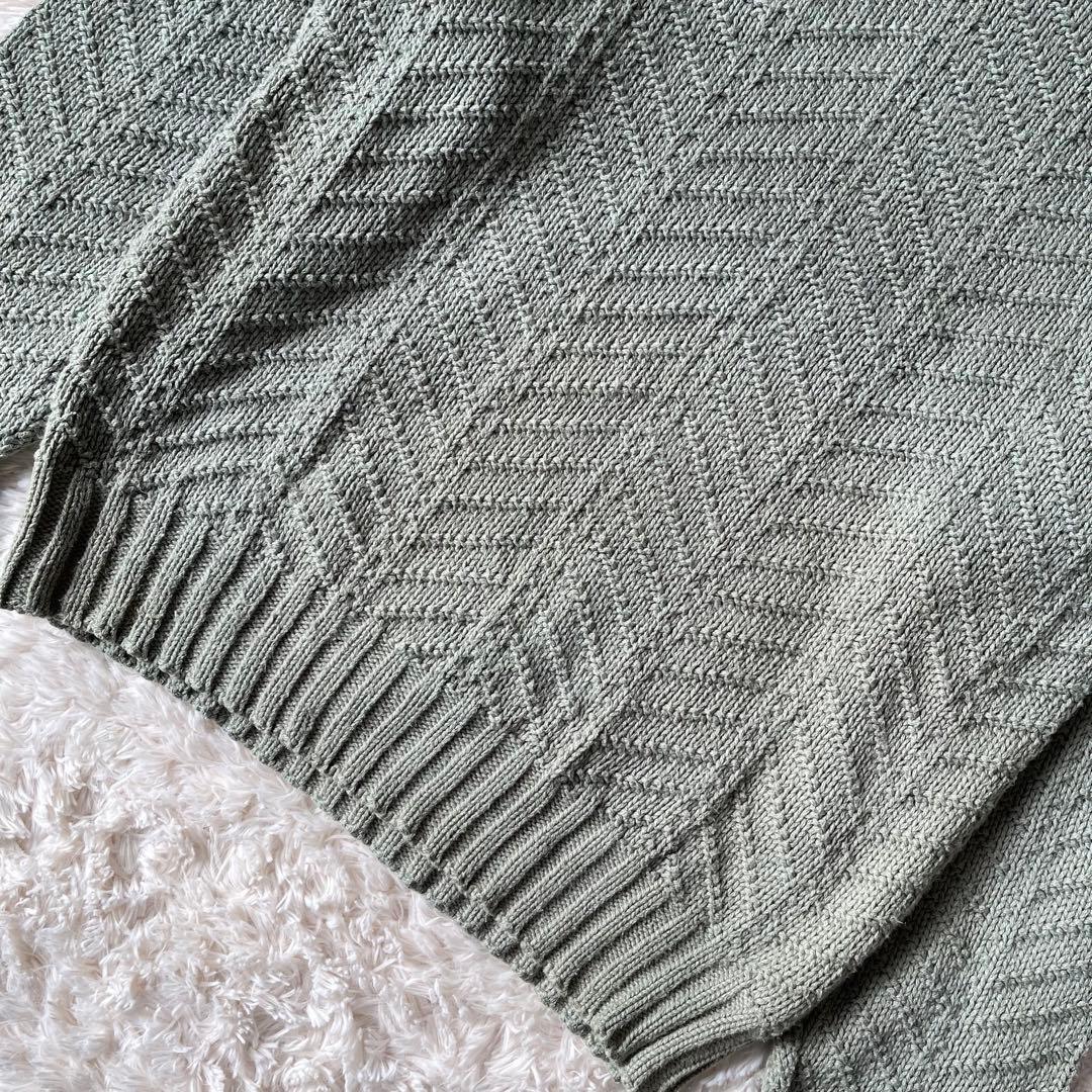 80s 90s L.L.Bean ケーブルニットセーター コットン USA製 S