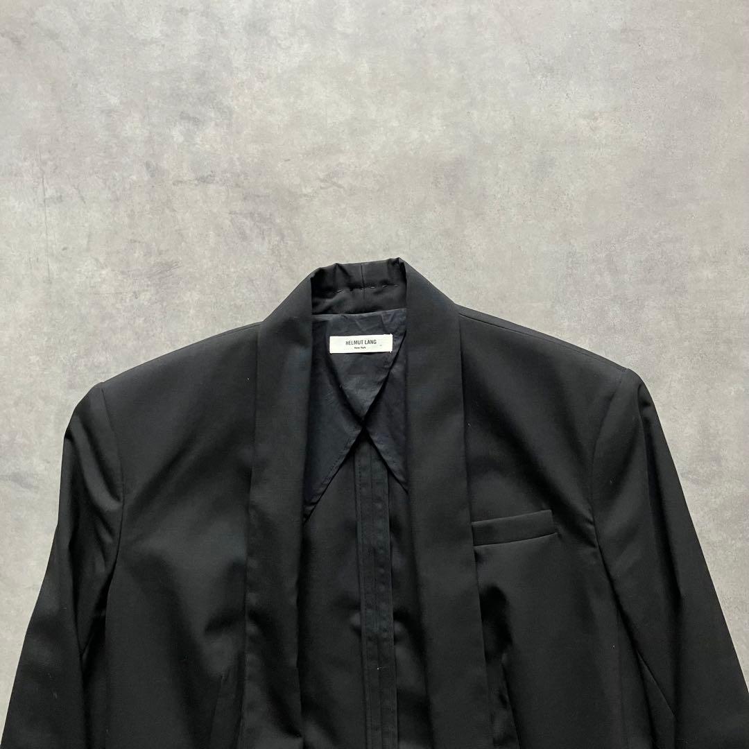 00s HELMUT LANG asymmetry wool jacket - メルカリ